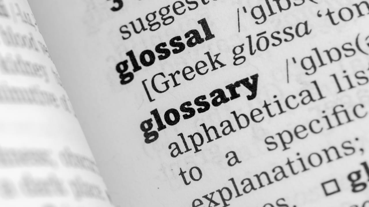 Glossary