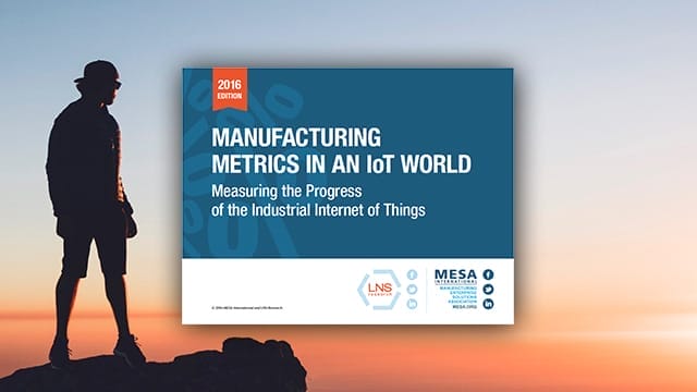 Learn about the manufacturing metrics that matter