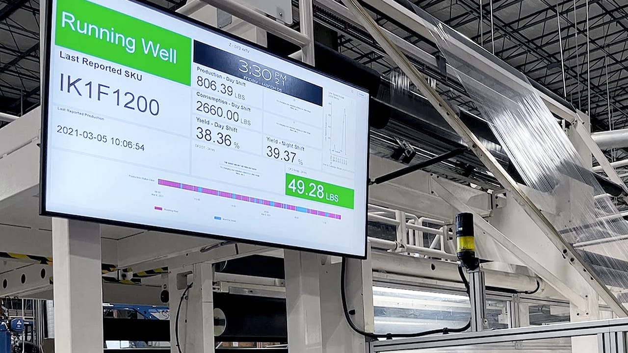 Sight Machine Dashboard for Manufacturing Data Collection